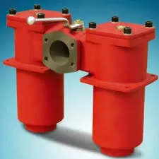 Vysokotlaký potrubní filtr s dvojitou patronou