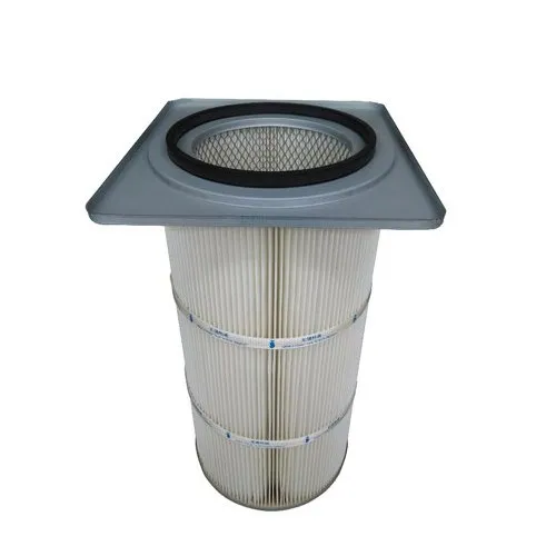 Filtrační vložka se čtvercovým sklíčidlem pro odstraňování prachu