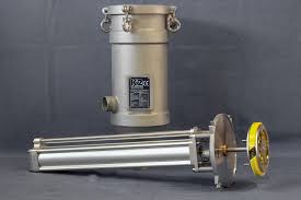 Škrabkový filtr poháněný čerpadlem